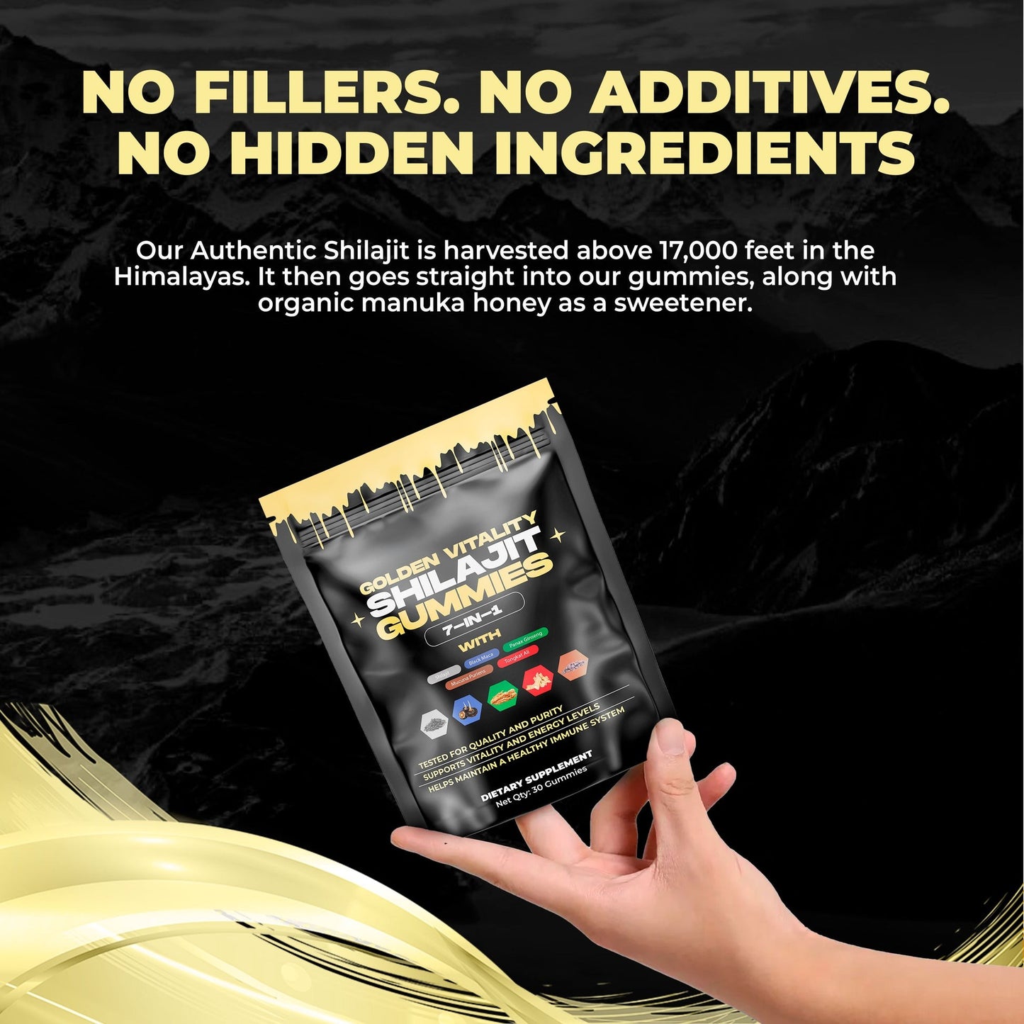 Golden Vitality™ - Get +3" Longer & Rock Hard