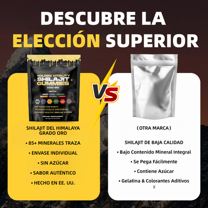 Golden Vitality™: consigue +3" más de longitud y una erección más firme.