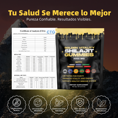 Golden Vitality™: consigue +3" más de longitud y una erección más firme.